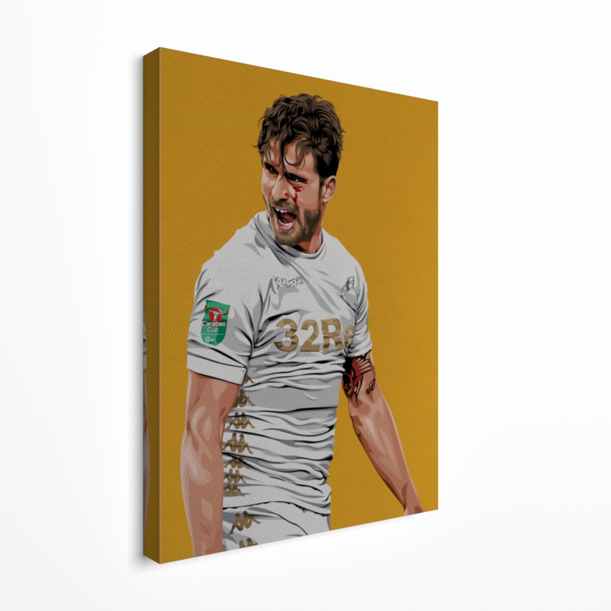 Gaetano Berardi // Leeds United Canvas