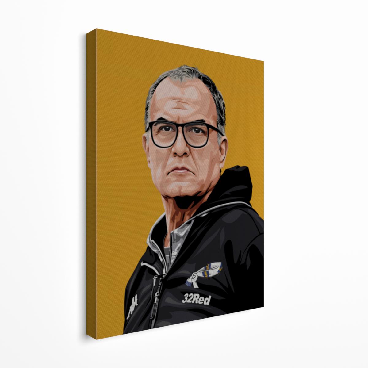 Marcelo Bielsa // Leeds United Canvas