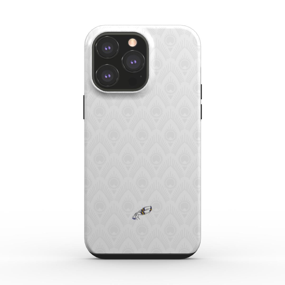 23-24 Home Kit (Pattern) // Leeds United Dual-Layer Tough Phone Case