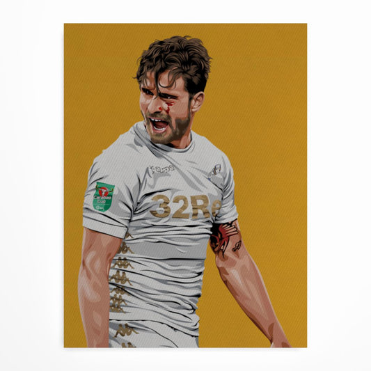 Gaetano Berardi // Leeds United Canvas
