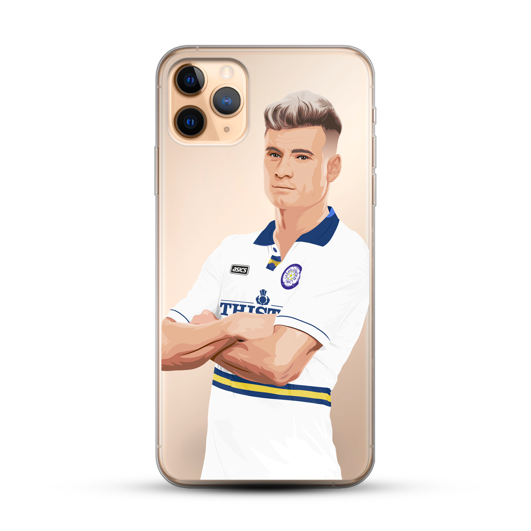 Gjanni Alioski Retro // Leeds United Phone Case